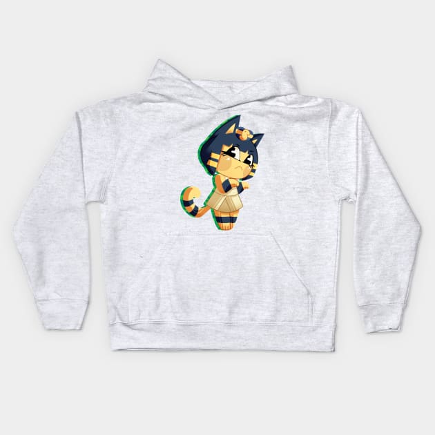 Ankha. Kids Hoodie by scribblekisses